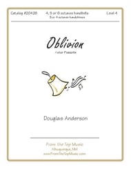 Oblivion Handbell sheet music cover Thumbnail